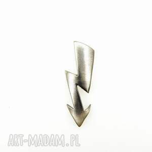 925-Błyskawica, zawieszka srebrna, srebro 925