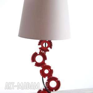 ellura - metalowa lampa z części odzysku, design, stołowa loftowa, designerska