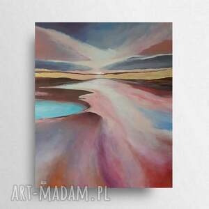 Obraz akrylowy PRZESTRZEŃ 60x50 cm - nowoczesny pejzaż na płótnie bez ramy