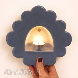 papataj świecznik wiszący, tealight ceramika