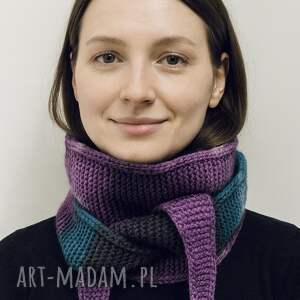 ręcznie robiony duży ciepły szalik komin otulacz sophie