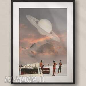 25 Lat Świetlnych od Ziemi - Kolaż Fine Art, plakat kosmos