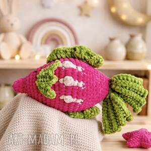 rybka, ryba, maskotka szydełku, przytulanka, wyjątkowe