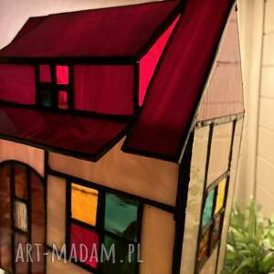 Prezent Irony domek, metoda tiffany, witraz