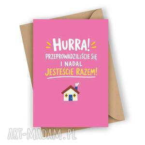 Kartka na parapetówkę - zabawny prezent do nowego domu