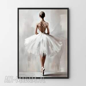 Młoda Balerina - format A4, plakaty, plakat kobieta