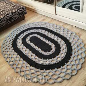 dywan owalny ze sznurka bawełnianego 130x170 cm