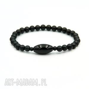 onyks, agat - siła, równowaga, amulet ochronna bransoletka