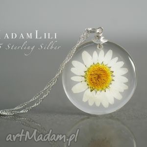 925 %u2665 prawdziwa stokrotka srebrny - Naszyjniki