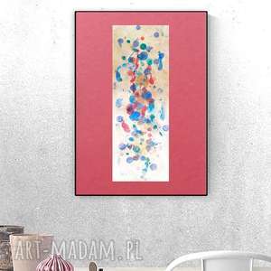 nowoczesna dekoracja na ścianę, abstrakcyjna grafika, abstrakcyjny obrazek