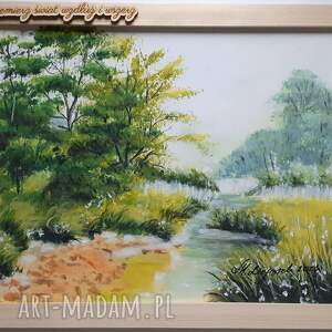 Prezent GOTOWY ZESTAW DO DOMU LUB NA - RĘCZNIE MALOWANY OBRAZ