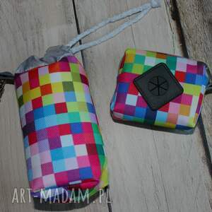 saszetka na kupoworeczki # kolorowy psy, pies, spacer