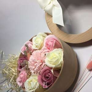 kosmetyczki box flowers with soap, kwiaty, mydełka oryginał, pudełk urodziny
