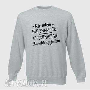 bluza z nadrukiem dla chłopaka, faceta, mężczyzny, męża, niego, prezent