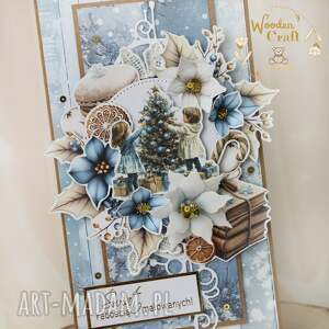 kartka świąteczna boże narodzenie choinka gotowa, prezent