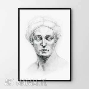 Plakat obraz Muza 50x70 cm B2 od Hogstudio - wyrazista grafika do wnętrz