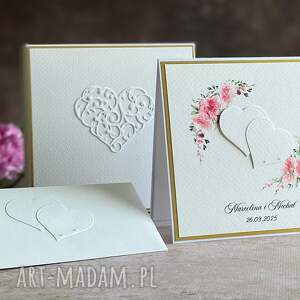 Prezent Kartka ślubna z pudełkiem i kopertą, WP54, ślub