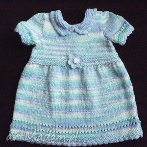 sukienka, kapelusz i torebeczka w komplecie rękodzieło bawełna, włóczka