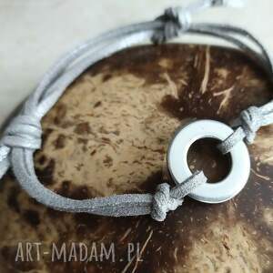 Prezent Męska bransoletka na rzemyku, sznurku