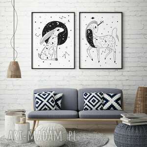 zestaw kids 9 b2 - 50x70 cm - dziecko, dom, obrazek dziecięcy, pokój dziecka