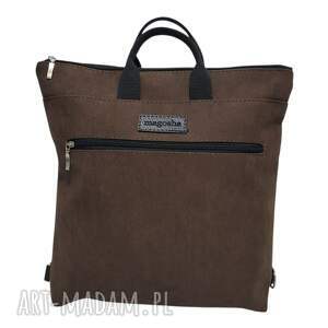 4w1 wodoodporny A4 czekoladowy, plecak torba brąz