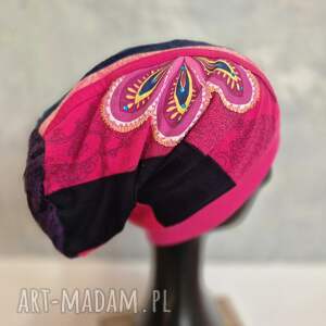 Czapka Długa Smerfetka na podszewce rozmiar uniwersalny kolory żywe