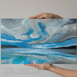 FORMATU 30/50 CM morze, akrylowy, obraz