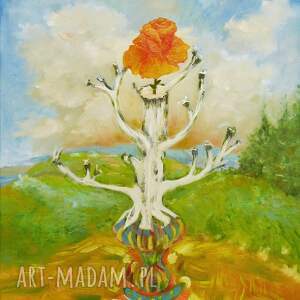 Dzień bez budzika, pejzaż wiosenny, kwiat na drzewie