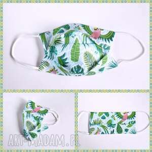 maseczka bawełniana, dwuwarstwowa z drucikiem - Madika design