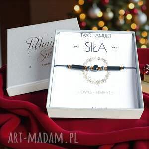 amulet - siła świąteczne pudełko onyks, hematyt