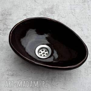 Umywalka z gliny ręcznie robiona