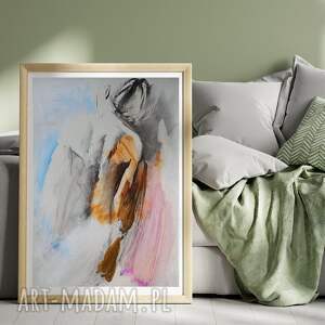 szkic kobiety - 30x42, kobieta obraz, grafika do sypialni obraz
