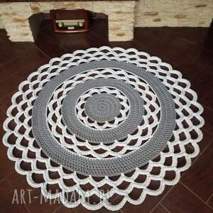 dywan ze sznurka bawełnianego 130cm do salonu, pokoju