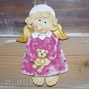 pokoik dziecka ewelinka pozuje - anioł prezent szczęcie masy solnej