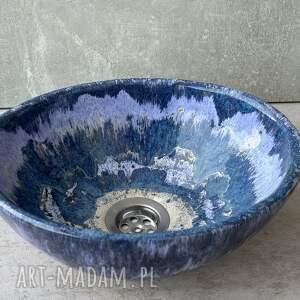 ceramika artystyczna umywalka łazienkowa, wymywalka w stylu boho
