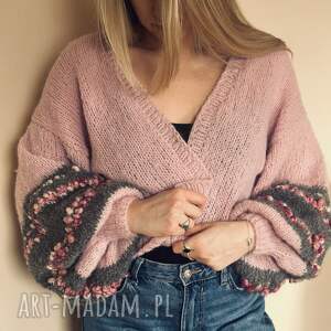 Kardigan Annie, szerokie rękawy, romantyczny, oryginalny