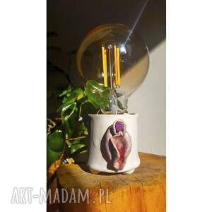 ceramika lampka waginalna rubin #005 kamienie szlachetne, oświetlenie, cipka