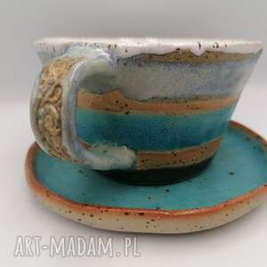 handmade ceramika komplet "afryka"1