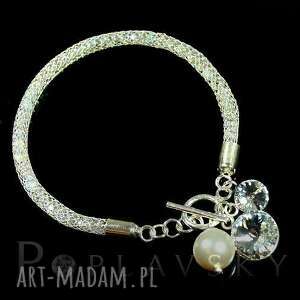 handmade poplavsky bransoletka crystal pearl