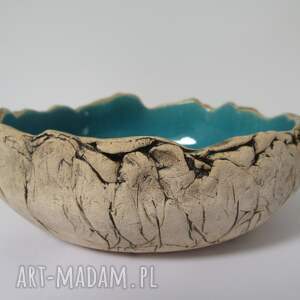 handmade ceramika artystyczna miseczka jak skała