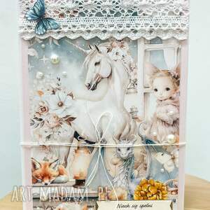 Album harmonijkowy na zdjęcia 15x21 - bajkowy handmade