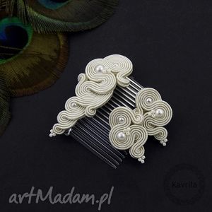 komplet ślubny soutache midiro pearl - Kavrila main ślub