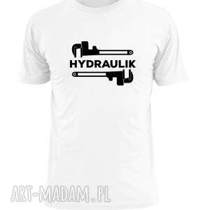 handmade pomysł na prezent pod choinkę koszulka z nadrukiem dla hydraulika, prezent