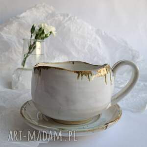 kate maciukajc filiżanka ze spodkiem ceramika do herbaty, prezent