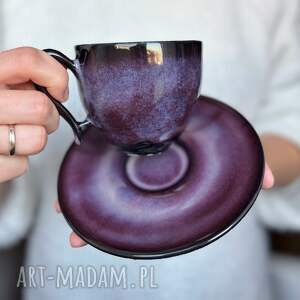 Prezent Filiżanka Ceramiczna 220ml Zorza Różowy Fiolet