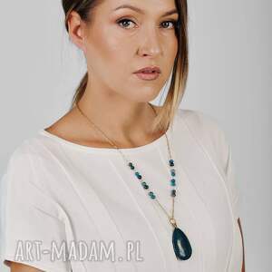 Ręcznie robiony naszyjnik handmade - biżuteria dla niej