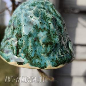 ceramiczny ogród, ceramika, dzwonek, ozdoba, działka