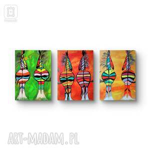 Prezent Komorach na płótnie, Barwy miłości, 40x50x2 cm