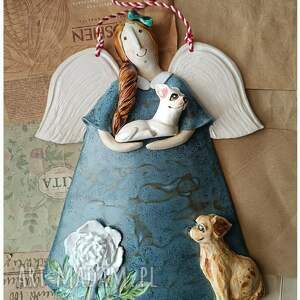 z 2 ceramika, anioł, pies, chihuahua