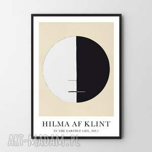 plakaty hilma af klint in the earthly life. 3 - plakat 40x50 cm